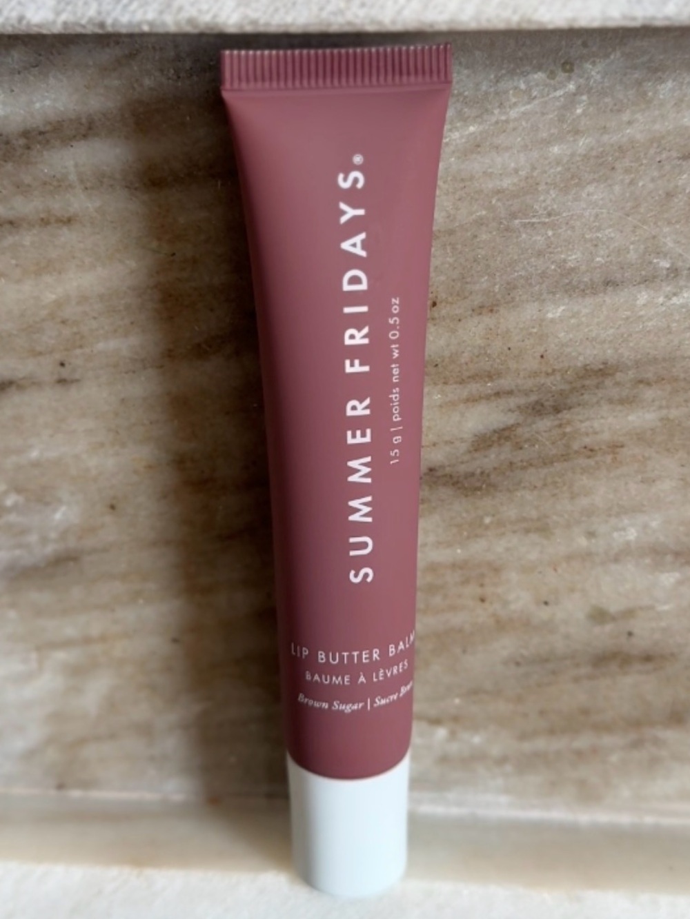 Summer Fridays Lip Butter Balm - Mauve Brown Tube
